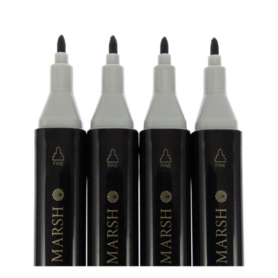 Shore & Marsh Monotone Dual Tip Art Markers 12 Pack  image number 5