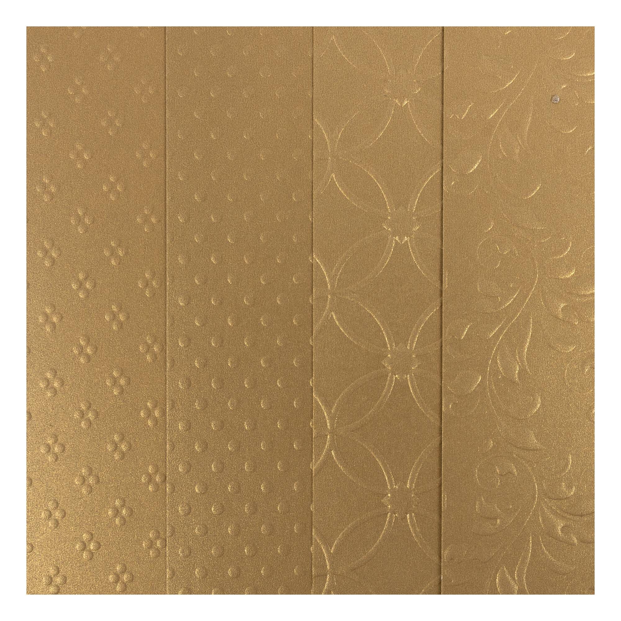 Embossed Gold Card Pack A4 12 Sheets | Hobbycraft