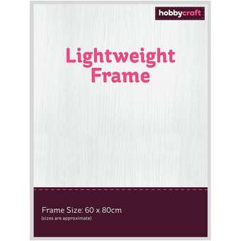 Silver Lightweight Frame 60cm x 80cm