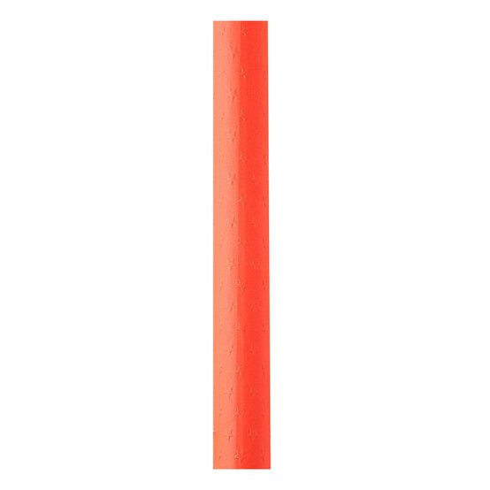 Neon Orange Star Gift Wrap 70cm x 2m image number 2