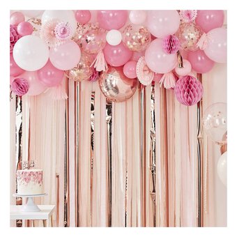 Ginger Ray Pink Balloon and Fan Garland