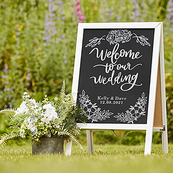 Cricut: How to Make a Wedding Easel Welcome Sign