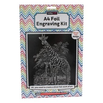 Giraffe Foil Engraving Kit A4