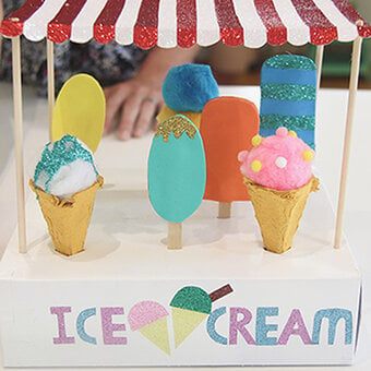 How to Make a Toy Ice Cream Stand