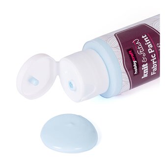 Baby Blue Fabric Paint 60ml  image number 2