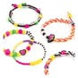 Make It Real Neon Black and White Bracelets image number 2