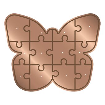 Gemini Multimedia Butterfly Jigsaw Die 11cm x 9cm