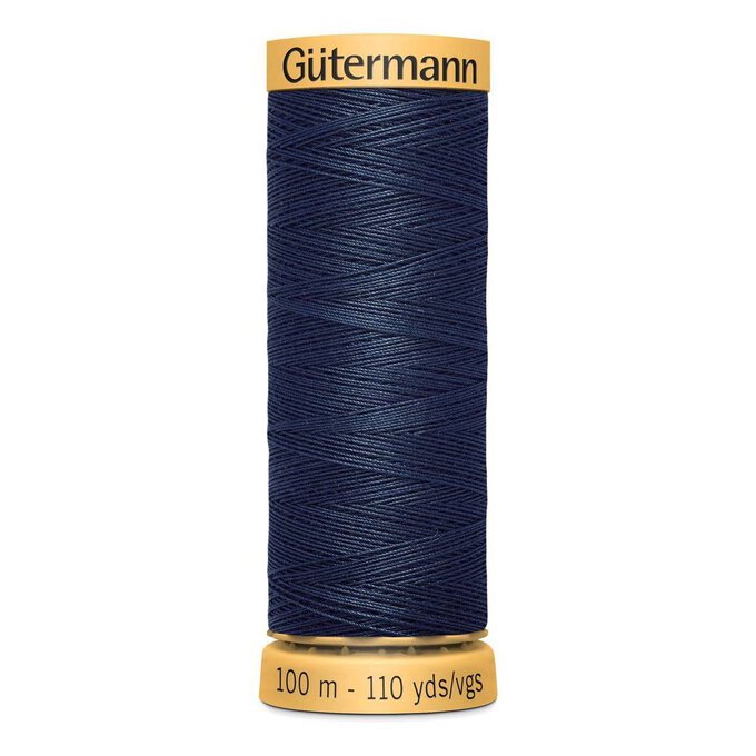 Gutermann Navy Blue Cotton Thread 100m (5422)