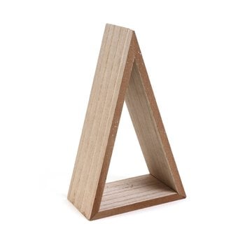 Wooden Triangle Shelf 17cm x 7cm x 20cm image number 3