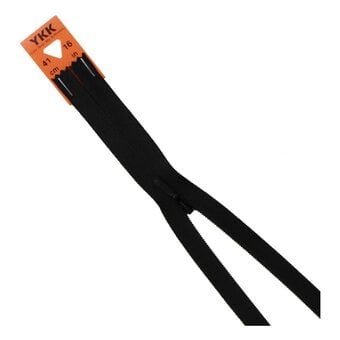 YKK Black Concealed Zip 41cm