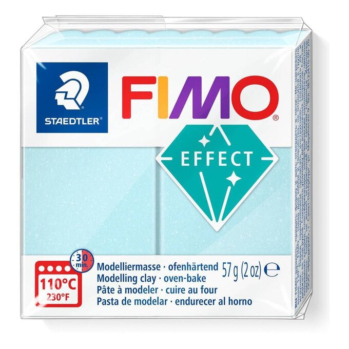 Fimo Effect Blue Ice Quartz Modelling Clay 57 g image number 1