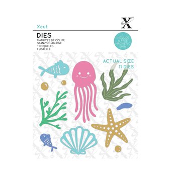 Xcut Under the Sea Cutting Die Set 11 Pieces