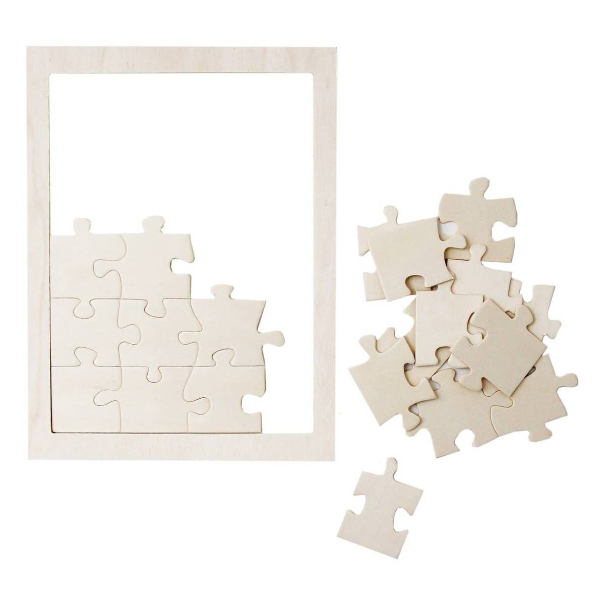 Decorate Your Own Wooden Puzzle 20 Pieces Hobbycraft
