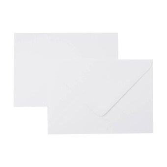 White Envelopes C6 50 Pack