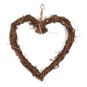 Rattan Heart Wreath 25cm image number 1