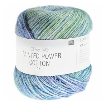 Rico Creative Aqua Shades Painted Power Cotton DK 100g