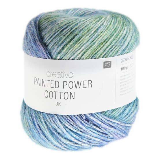 Rico Creative Aqua Shades Painted Power Cotton DK 100g image number 1