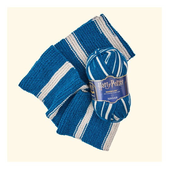 Sirdar Harry Potter Ravenclaw Self-Striping Scarf Yarn 300g image number 3