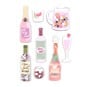 Pink Drinks Chipboard Stickers 8 Pack image number 1
