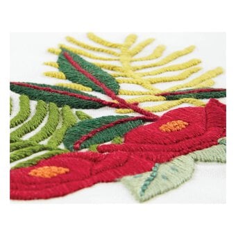 FREE PATTERN DMC Tropical Fern Bouquet Embroidery 0006 image number 2