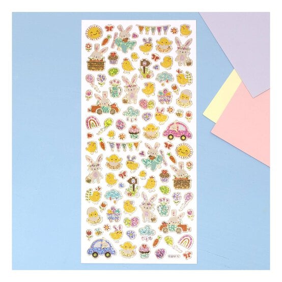 Easter Holographic Laser Stickers image number 1