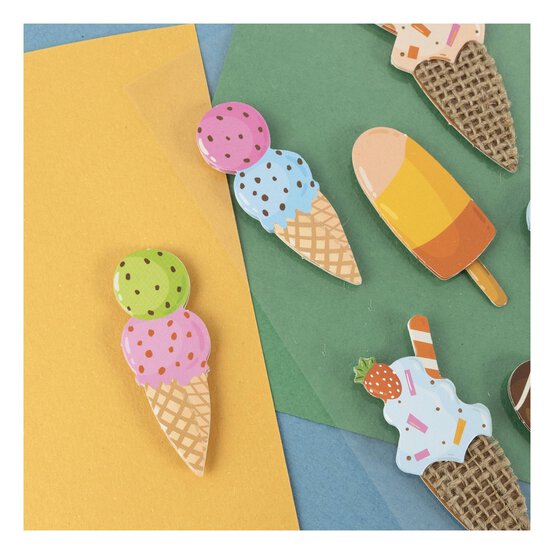Ice Cream Card Toppers 8 Pack image number 2