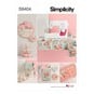 Simplicity Sewing Room Accessories Sewing Pattern S9404 image number 1