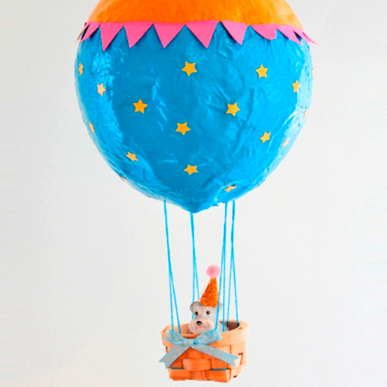 How to Make a Paper Mache Hot Air Balloon image number 1