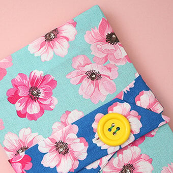 How to Sew a Fat Quarter Notebook Cover