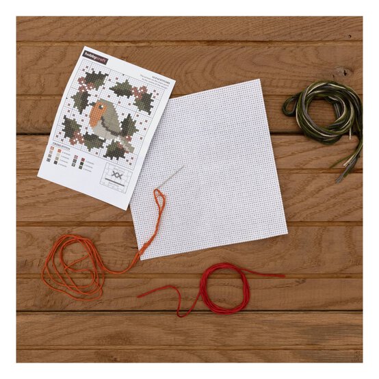 Robin Mini Cross Stitch Kit image number 3