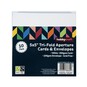White Trifold Square Aperture Cards 5 x 5 Inches 10 Pack image number 6