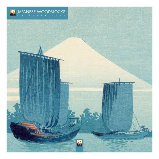 Japanese Woodblocks Wall Calendar 2027 image number 1