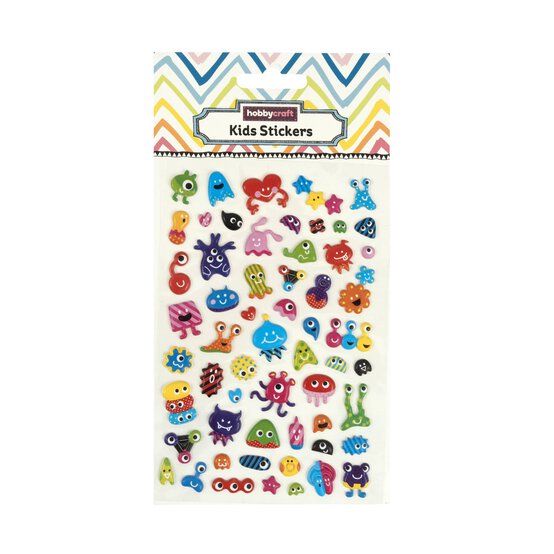 Monster Puffy Stickers image number 4