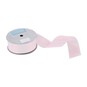 Trimits Light Pink Double-Faced Satin Ribbon by the Metre 50mm image number 1