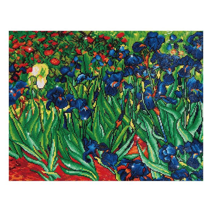 Diamond Dotz Van Gogh Irises Cameo 42cm x 52cm | Hobbycraft