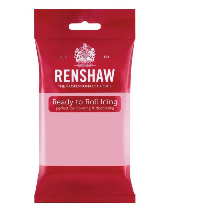 Renshaw Ready To Roll Pink Icing 250g image number 1