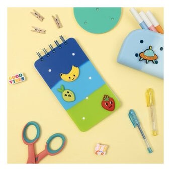 Mini Green Notebook with Charms