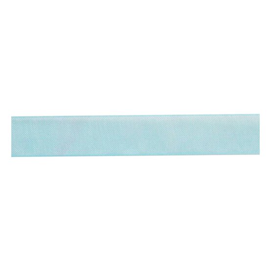 Sky Blue Organdie Ribbon 12mm x 6m image number 2