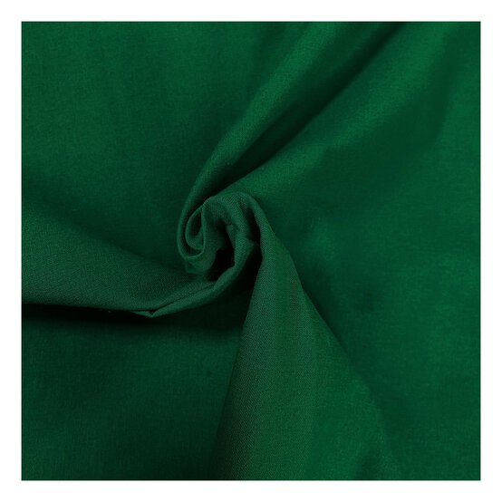 Emerald Cotton Homespun Fabric by the Metre image number 1