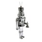 Hanging Black Nutcracker Decoration 12cm image number 2