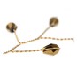 Gold Beaded Branch Wired Picks 5 Pieces image number 3