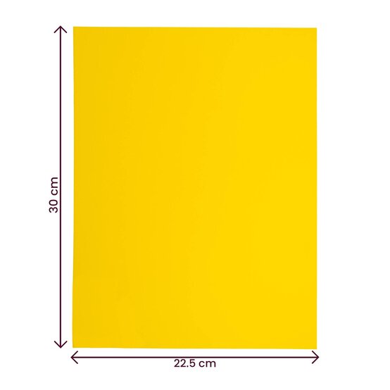 Yellow EVA Foam Sheets A4 6 Pack image number 5