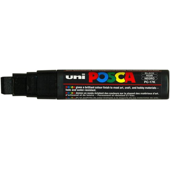 Uni-ball Black Posca Marker PC-17K image number 1