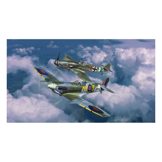 Revell Messerschmitt Bf109G-10 and Spitfire Mk. V Model Kit 1:72 image number 8