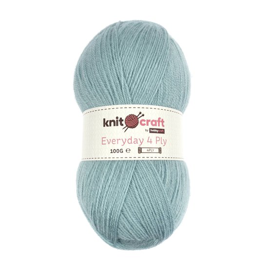 Knitcraft Soft Green Everyday 4 Ply Yarn 100g image number 1