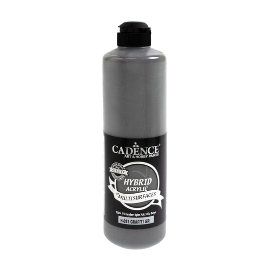Cadence Graffiti Grey Hybrid Acrylic Multi-Surface Paint 500ml image number 6