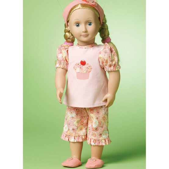 McCall’s Doll Clothes Sewing Pattern M6526 image number 3