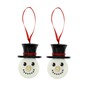 Hanging Snowman LED Tealights 2 Pack image number 1