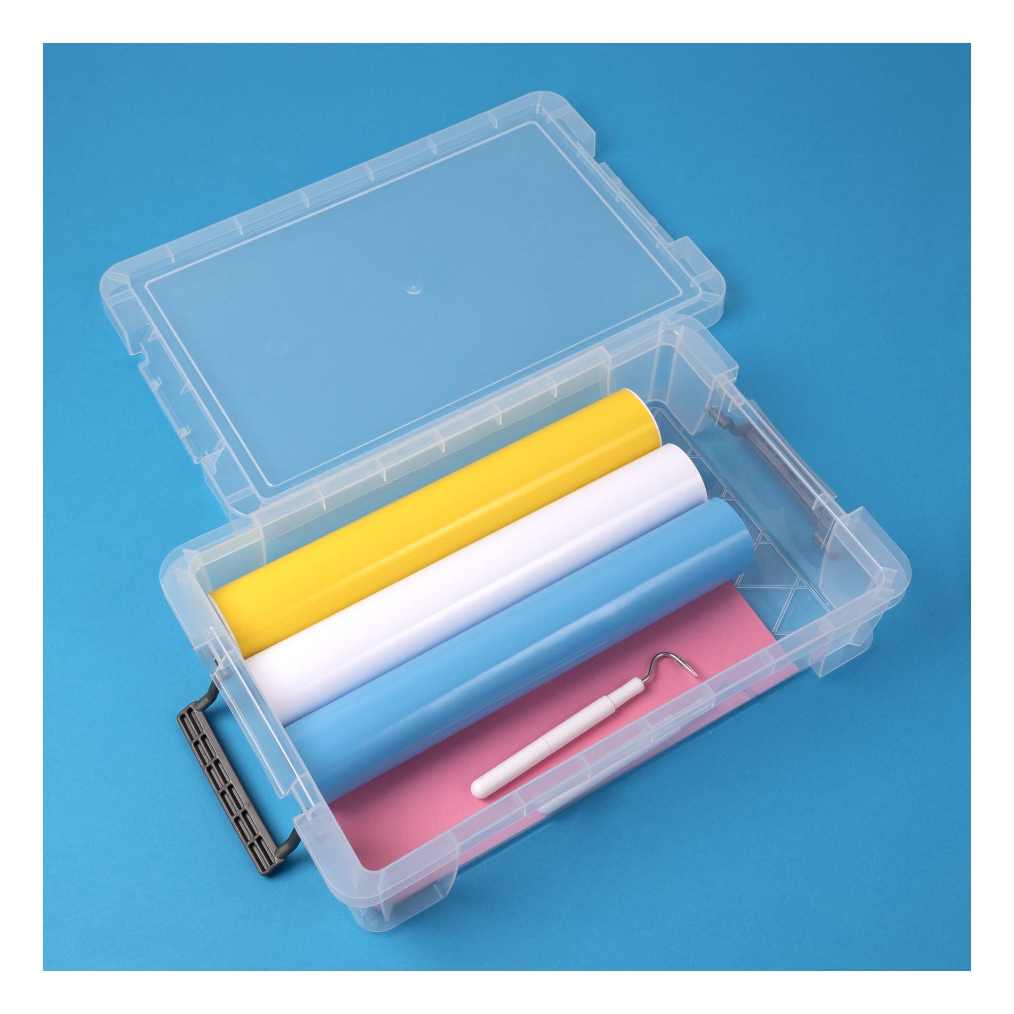 Whitefurze Allstore 5.5 Litre Clear Storage Box Hobbycraft