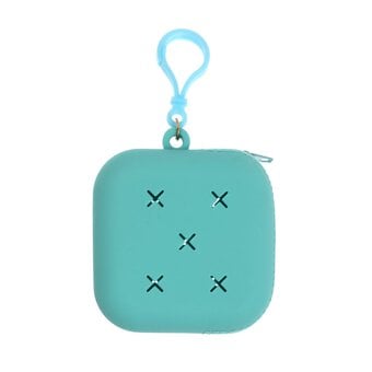 Turquoise Charm Coin Case 8cm x 8cm
